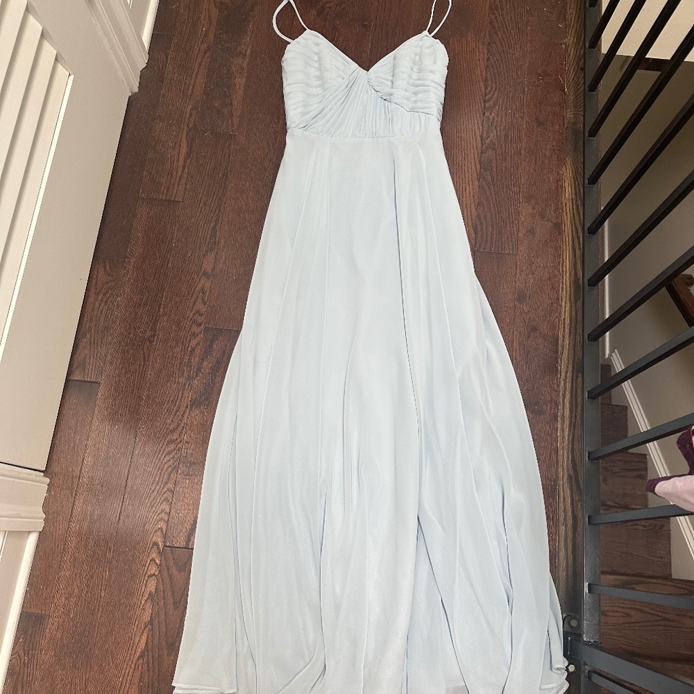 Brideside light blue dress (like new!)